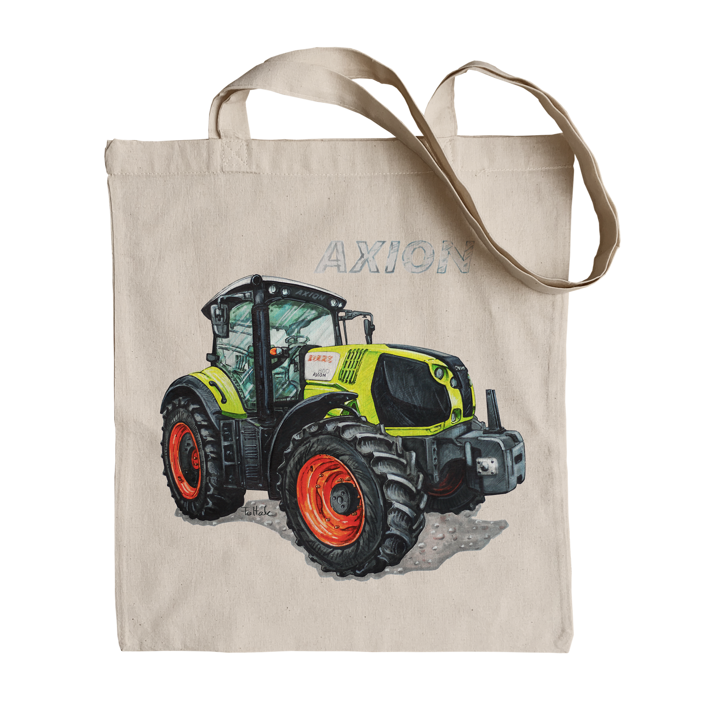 Claas Axion 800 — cotton bag