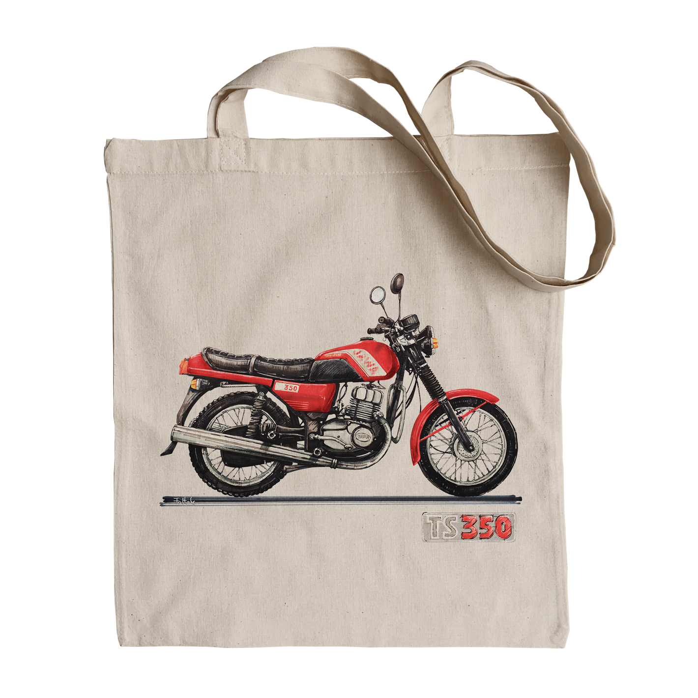 Jawa 350 — cotton bag