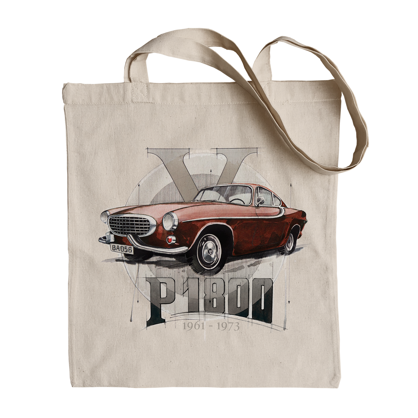 Volvo P1800 — cotton bag