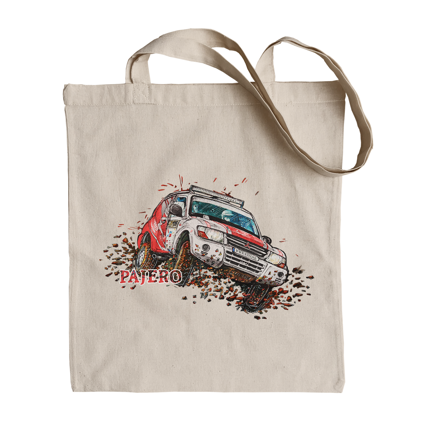 Mitsubishi Pajero III — cotton bag