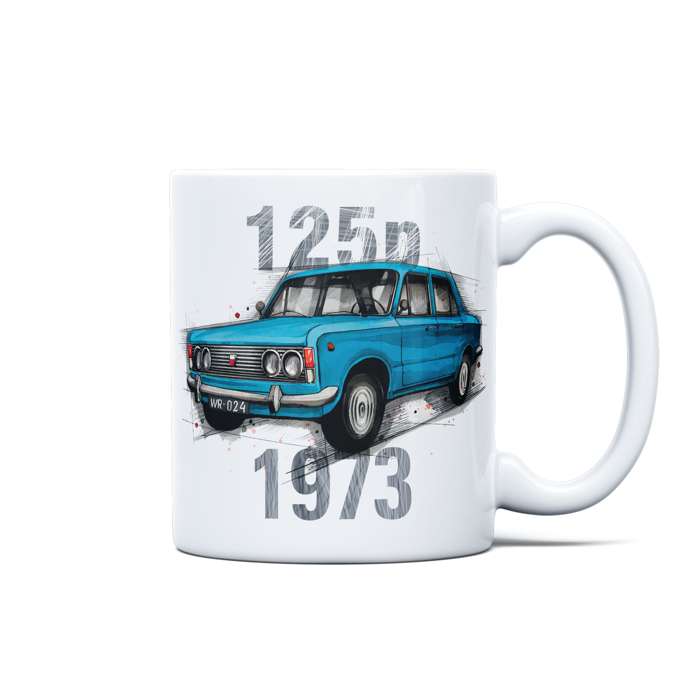 Fiat 125p - mug