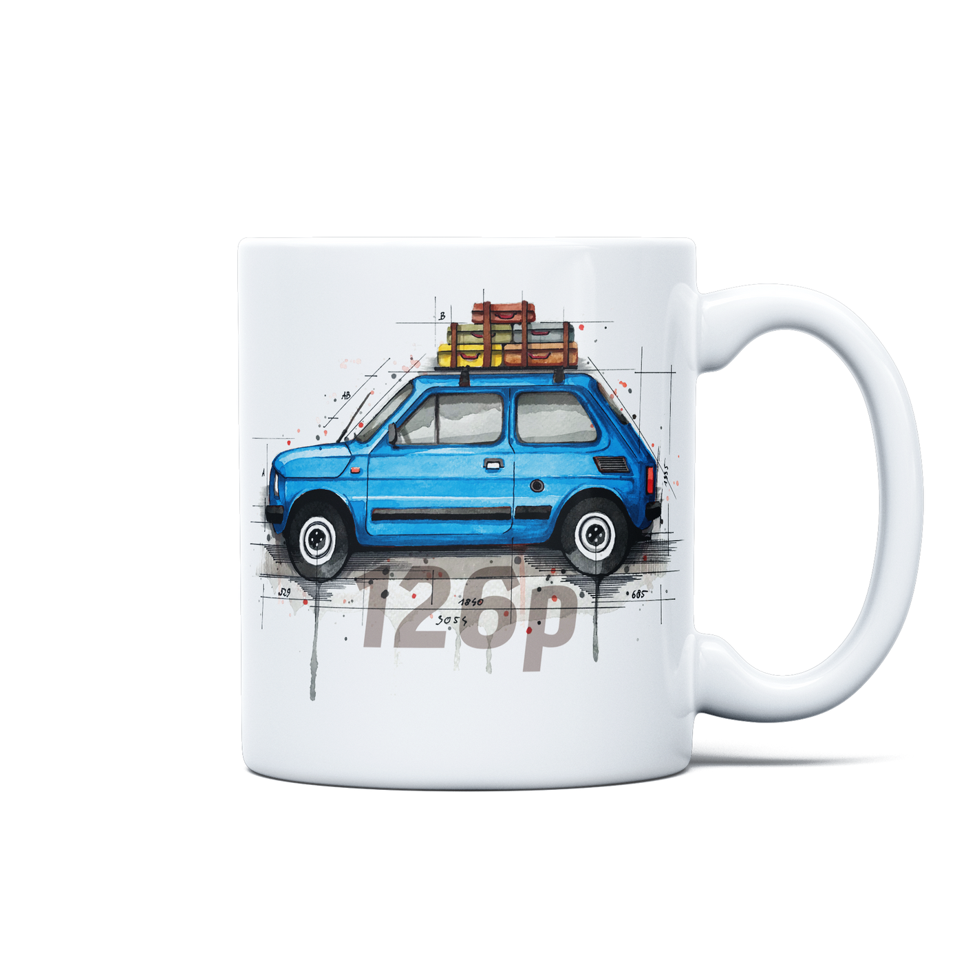 Fiat 126p - mug