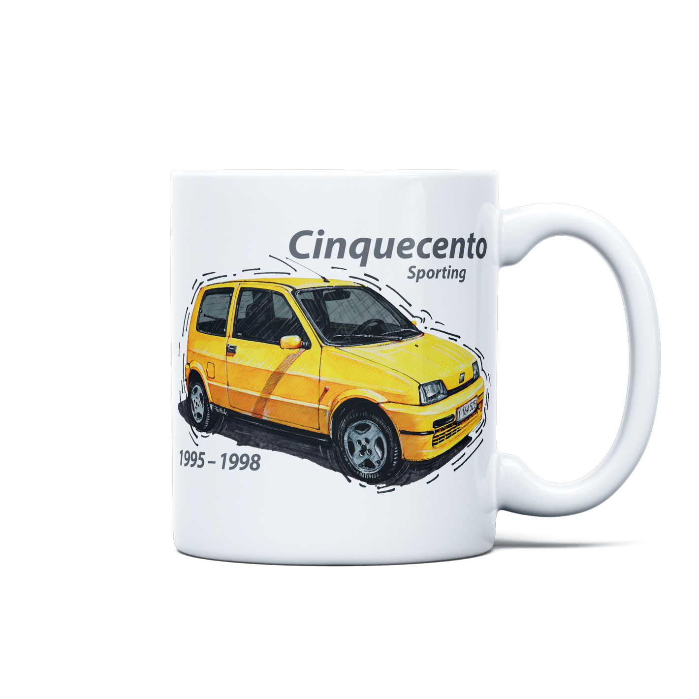Fiat Cinquecento - mug