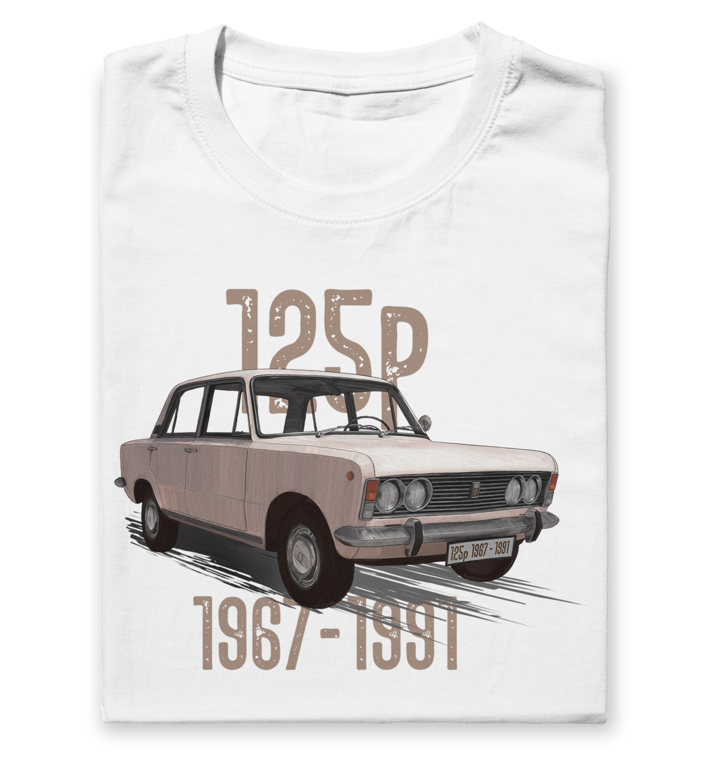 Duży Fiat - t-shirt
