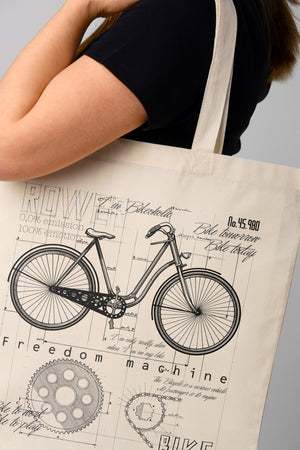 Bicycle — cotton bag