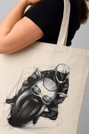 Sportbike — cotton bag
