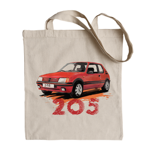 Peugeot 205 — cotton bag