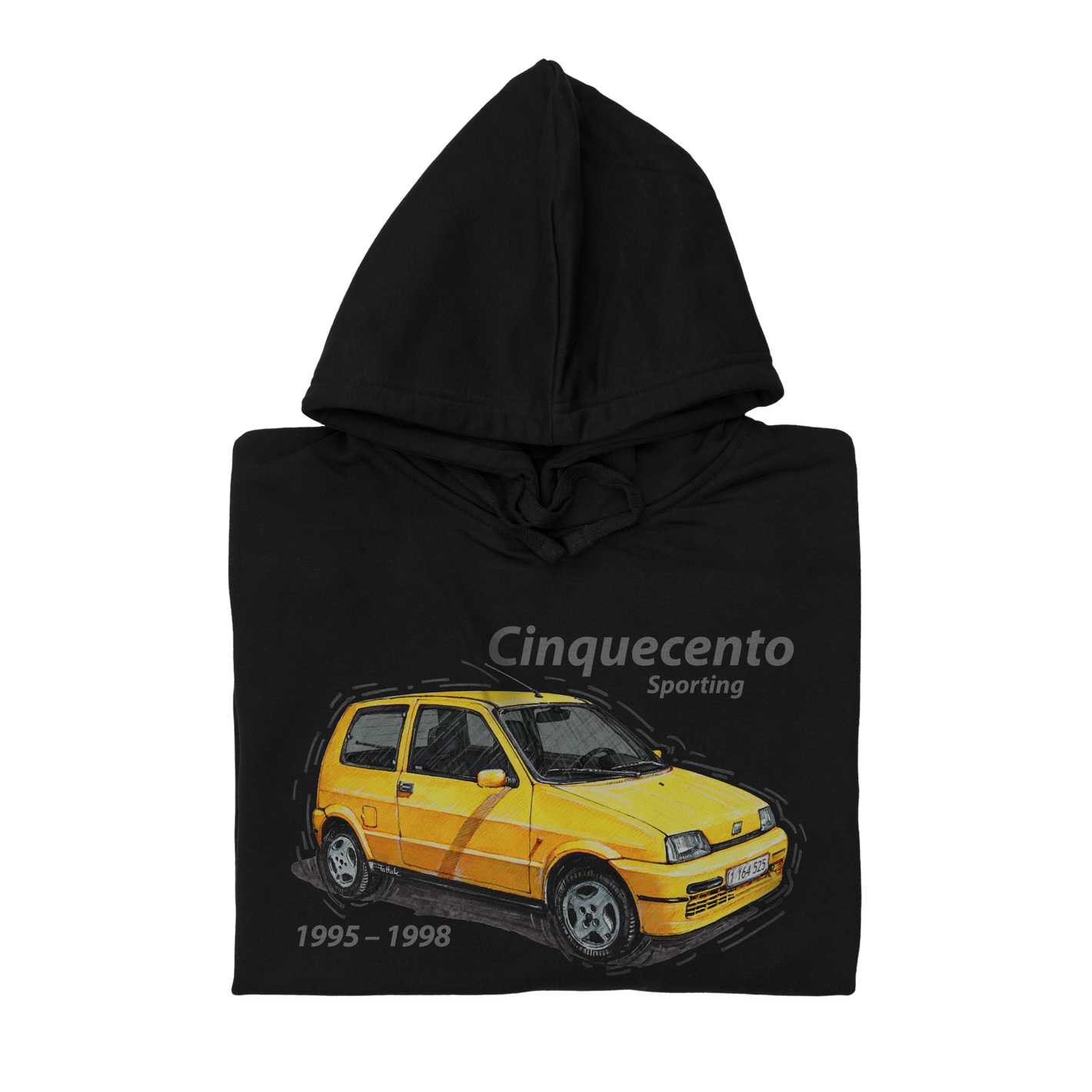 Fiat Cinquecento - hoodie