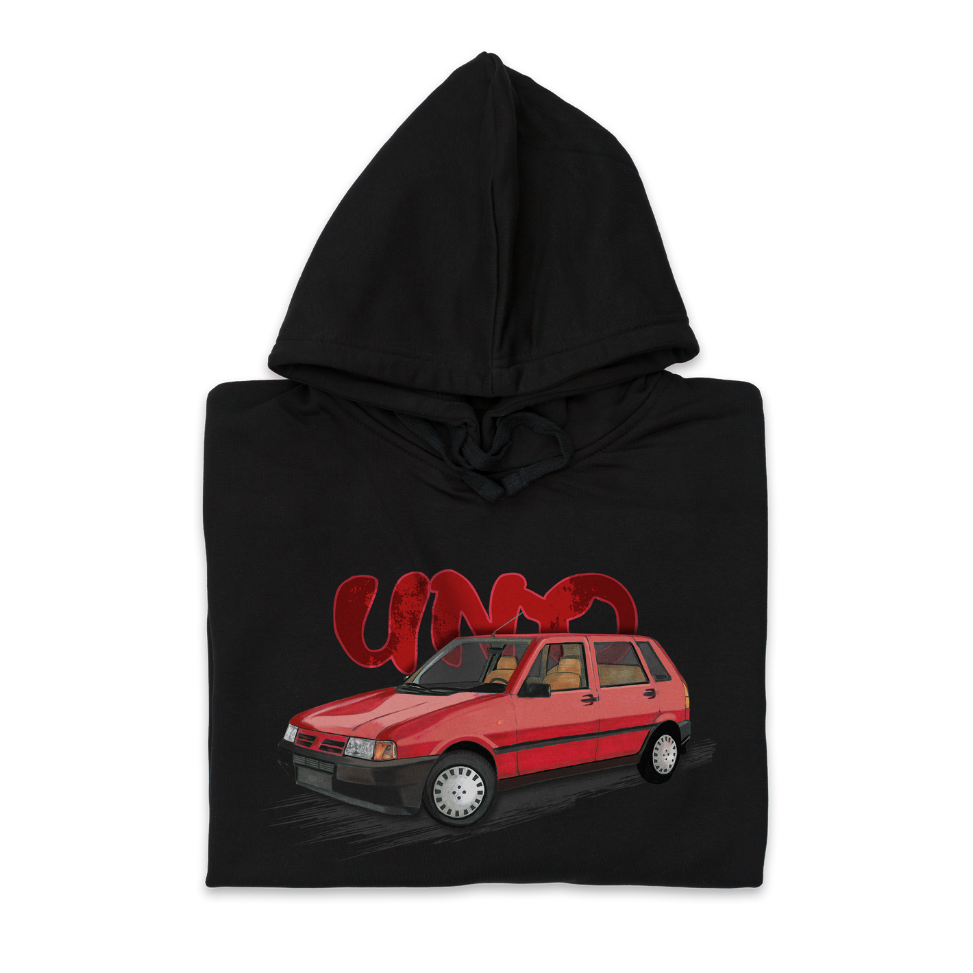 Fiat Uno — mikina s kapucí
