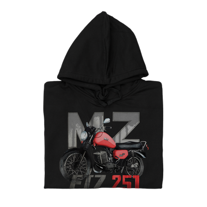 MZ ETZ 251 - mikina s kapucí