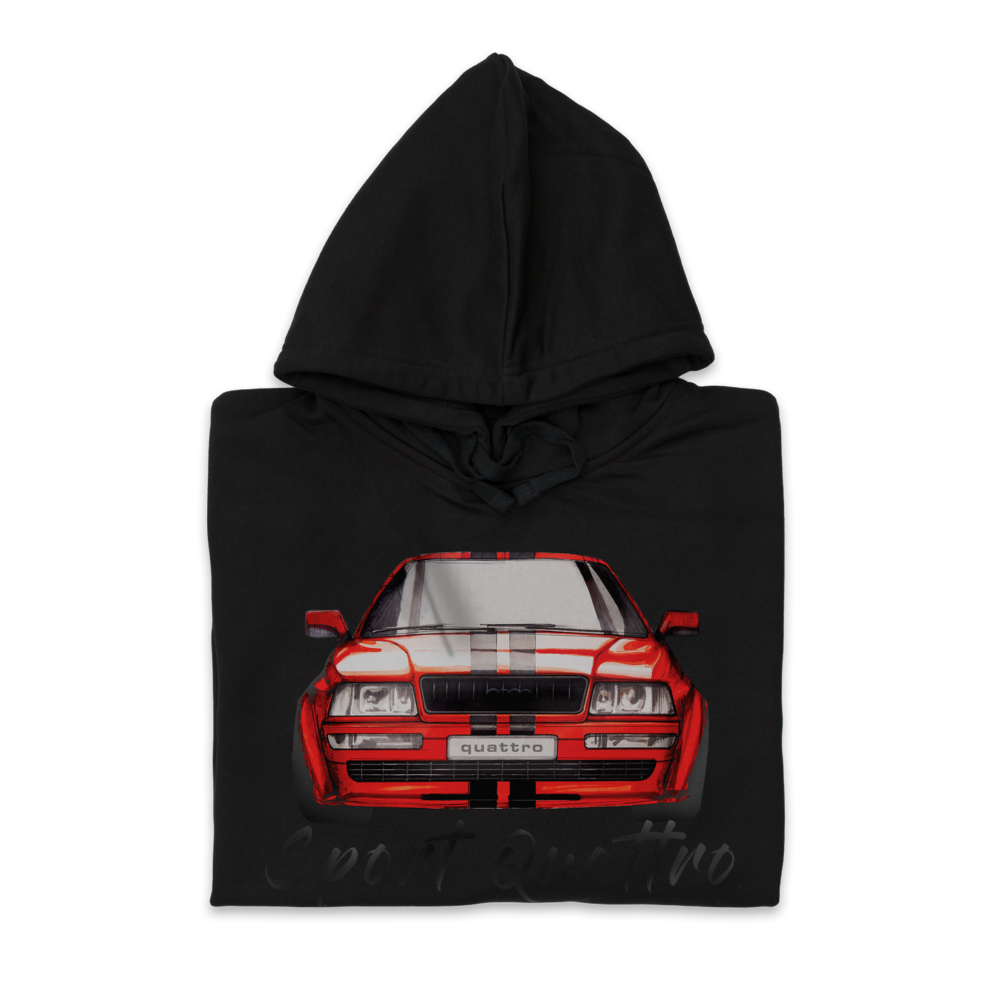 Audi S2 quattro — bluza z kapturem