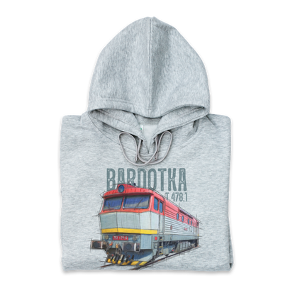 Bardotka - bluza z kapturem