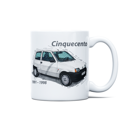 Fiat Cinquecento - mug