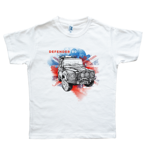Land Rover Defender — koszulka dziecięca