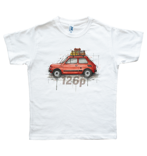 Fiat 126p - kids t-shirt