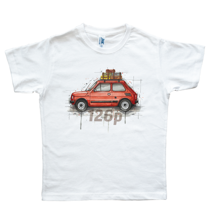Fiat 126p - koszulka dziecięca