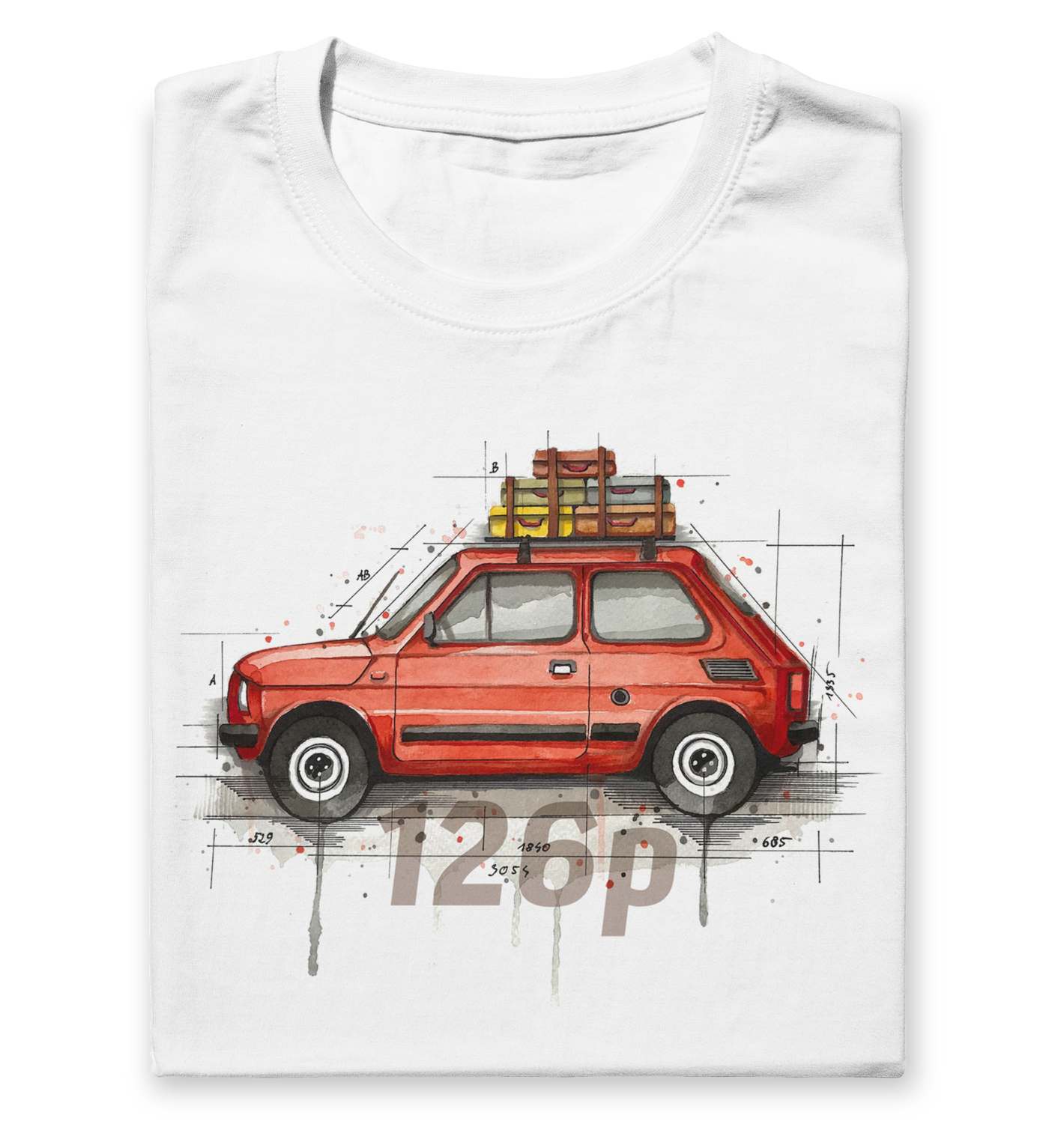 Fiat 126p - koszulka